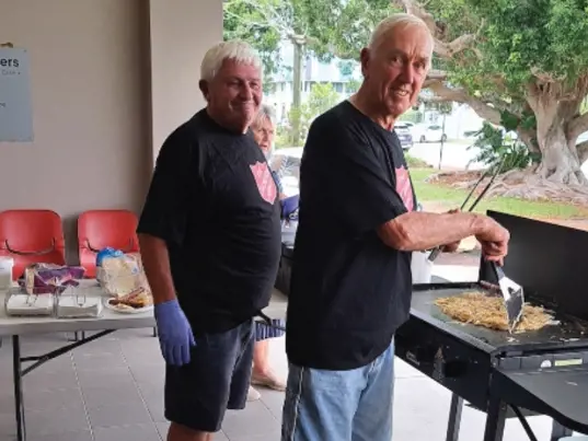 Community BBQ and barista coffee