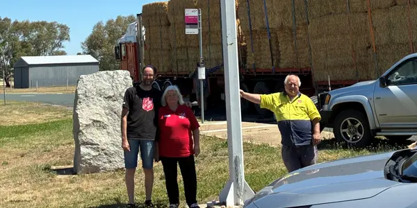 The Salvos team (including Karen) on the way to take Christmas to a rural farming community. 