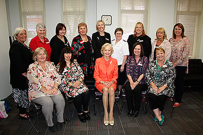 Photo of Governor General with Salvation Army Staff