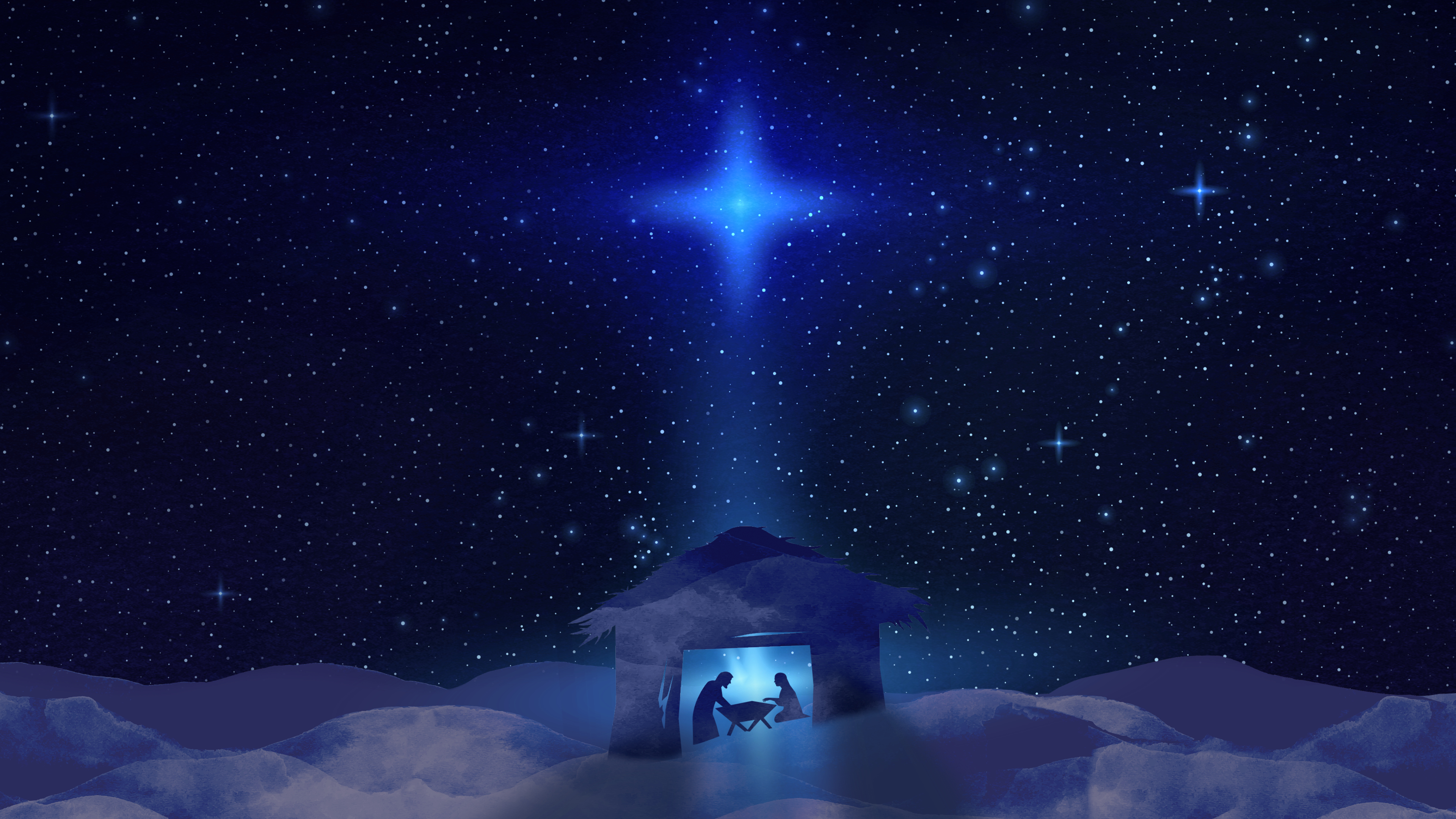 The manger nativity scene