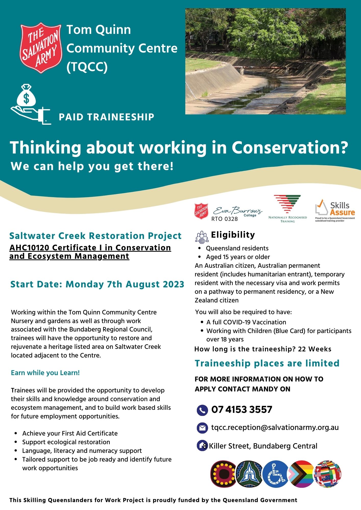 Tom Quinn Community Centre Bundaberg The Salvation Army Australia