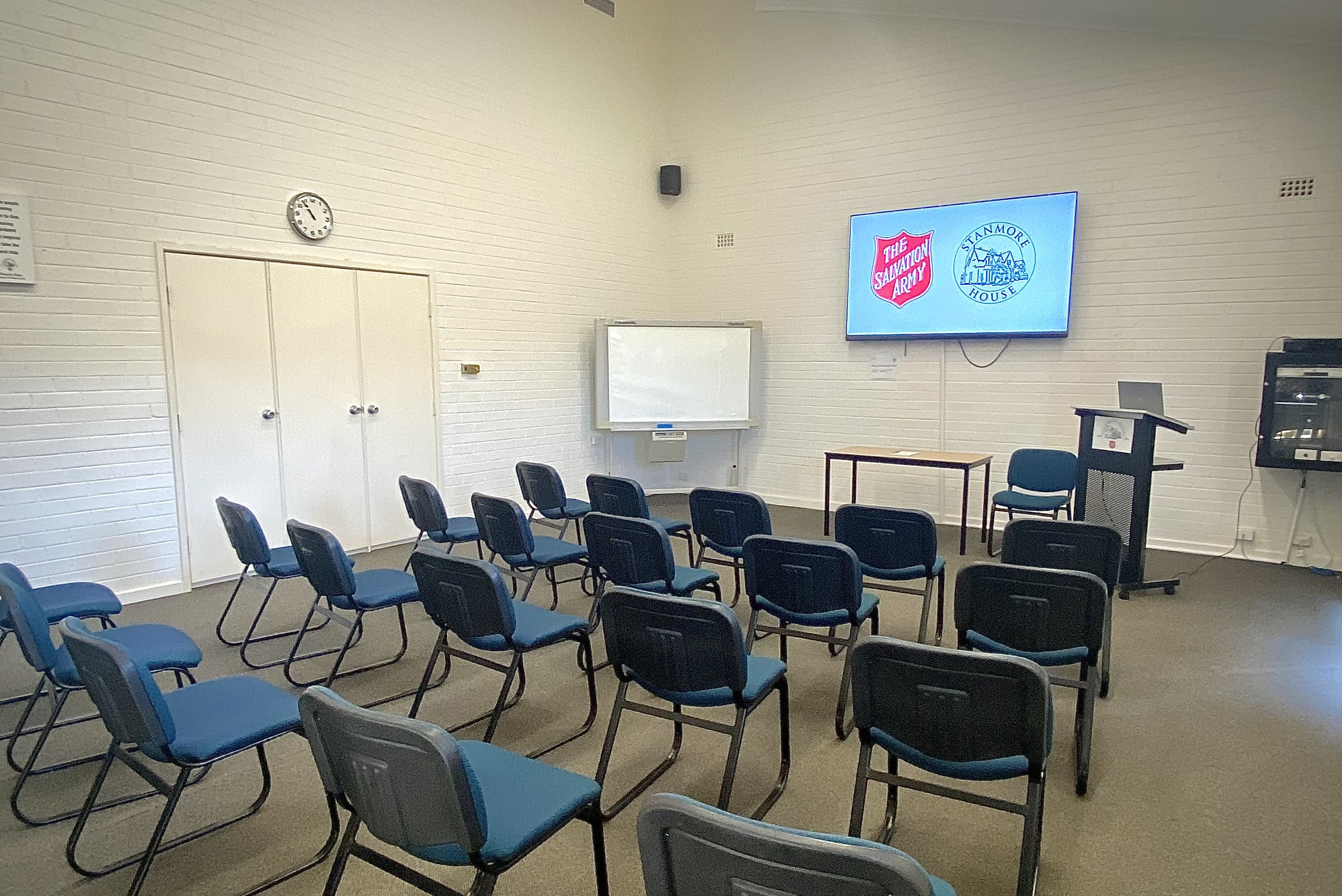 A room a variety of confirguration options