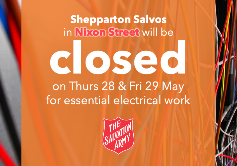 Nixon St closed on 28 & 29 May