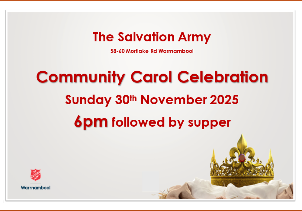 Community Carol Celebration Event