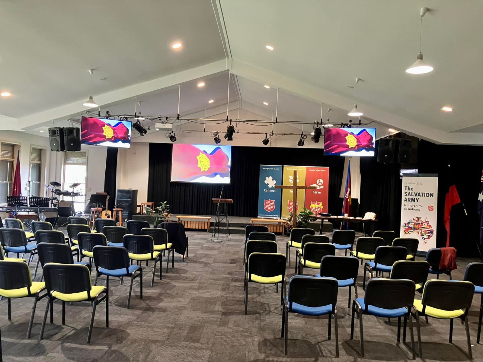 worshipping to music