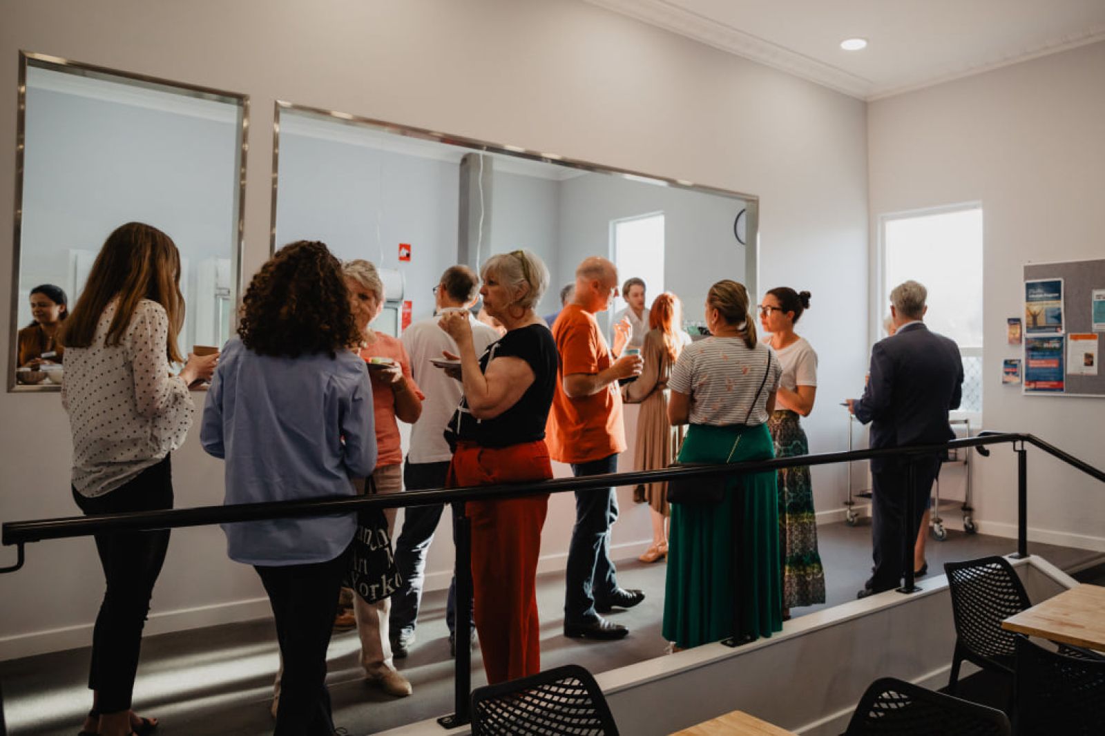 People talking together in The Third Place