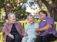 ladies laughing at an Aged Care centre