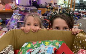 The light of Christmas goodness and hope - joy for the giver and receiver