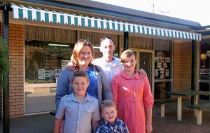 Christmas gifts up in flames