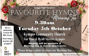 Gympie Bible Society's Favourite Hymns Morning Tea