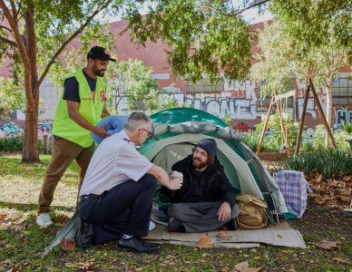 Homelessness support group