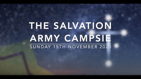 The Salvation Army Campsie - Sunday 15th November 2020