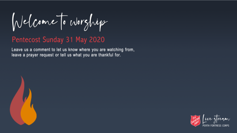 Pentecost Sunday 31 May 2020