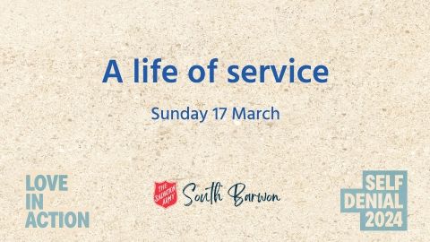 South Barwon Salvos Live Church | 17 March 2024 | A Life of Service