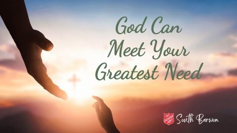 South Barwon Salvos Live Church | 24 September 2023 | God can meet your greatest need