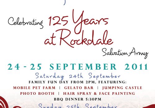 Celebrating 125 years of Rockdale Salvos