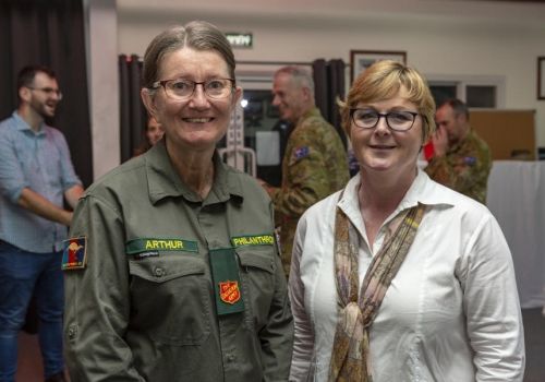 Sallyma'am on the front line