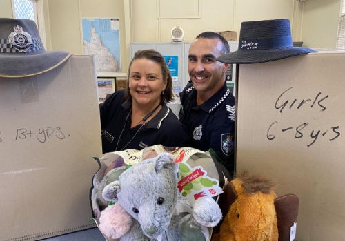 Christmas toys bring cheer to outback kids