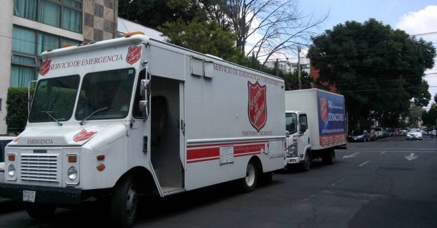 The Salvation Army in Mexico responds to dual disasters