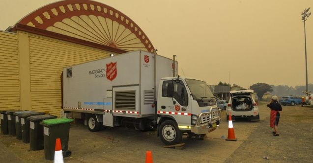Salvation Army helping disaster affected people with food 