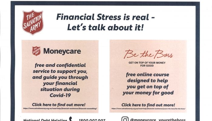 Financial Stress is real - Let's talk about it.