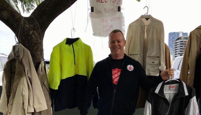 Coat tree helps provide winter warmth