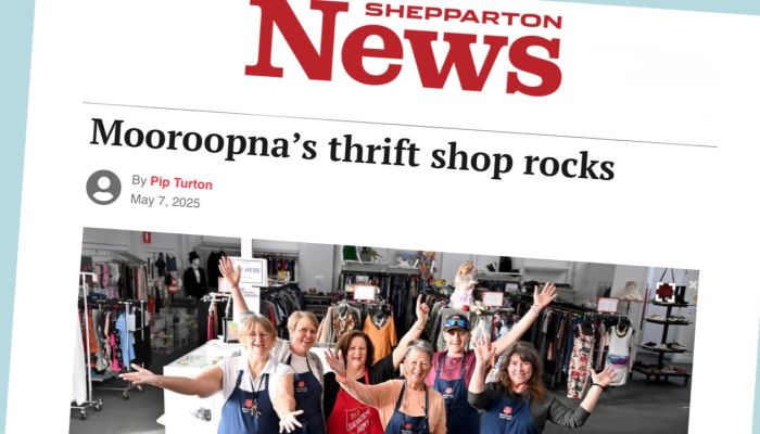SheppNews: Mooroopna's Thrift Shop Rocks!