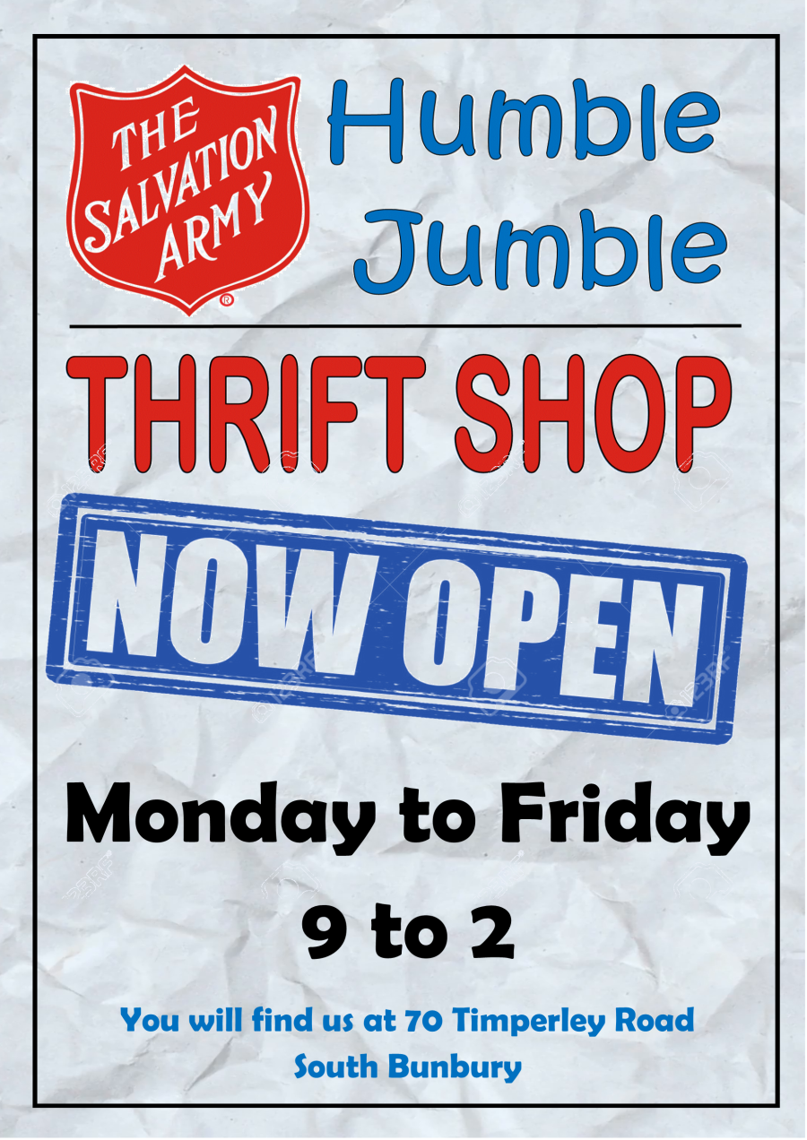 Humble Jumble Thrift Shop The Salvation Army South West The