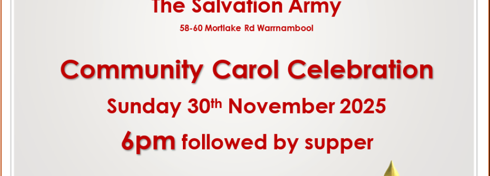 Community Carol Celebration Event