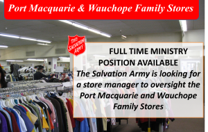 Full Time Ministry Position available.