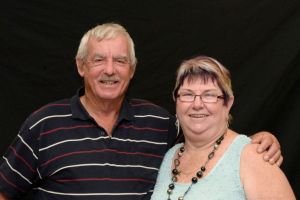 Noeleen Milburn with husband