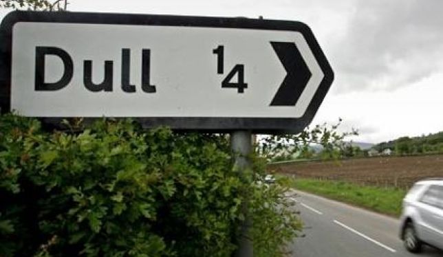A village called Dull and a town called Boring...