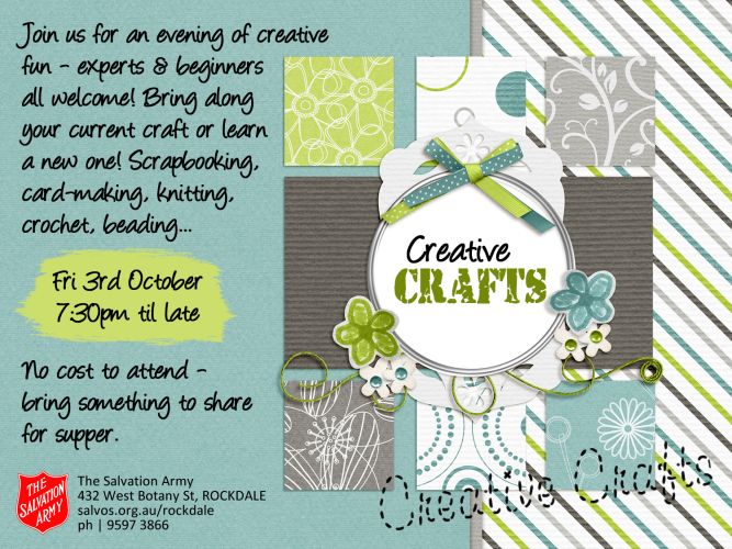 Creative Crafts - October