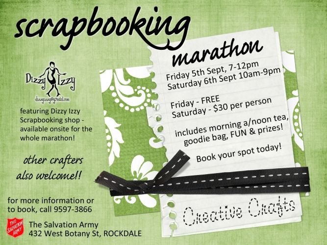 Creative Crafts Scrap Marathon - September
