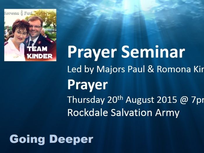 Prayer Seminar 3