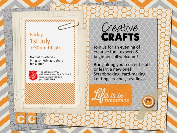 Creative Crafts - July 2016