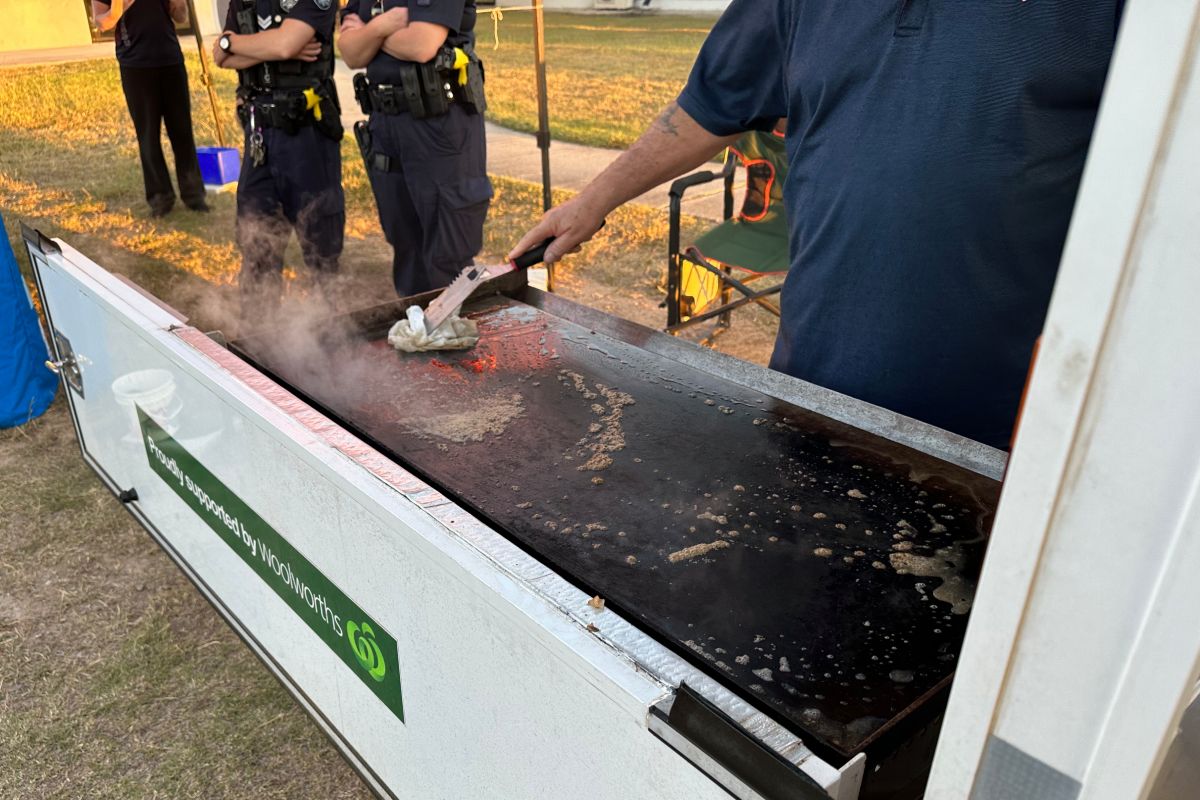 Popular sausage sizzle
