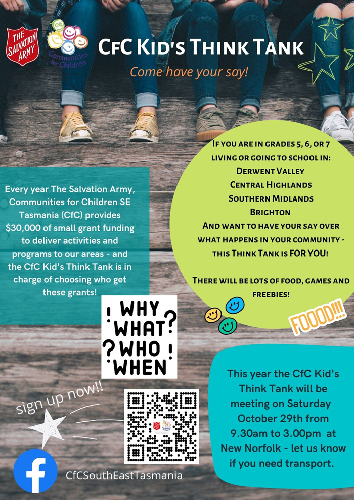 Tasmania Communities for Children The Salvation Army Australia