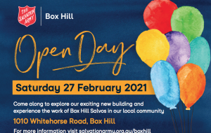 Open Day is 27 February 2021