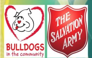 Bulldogs NRL team support Campsie Salvos
