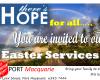 Bring your family to Church this Easter