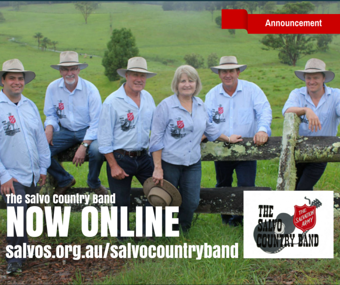 The Salvo Country Band Now Online - salvos.org.au/salvocountryband