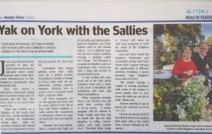 Yak on York with the Sallies