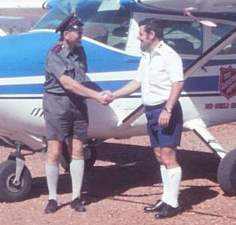 Captain Lionel Parker and Captain Martin Captain Lionel Parker and Captain Martin