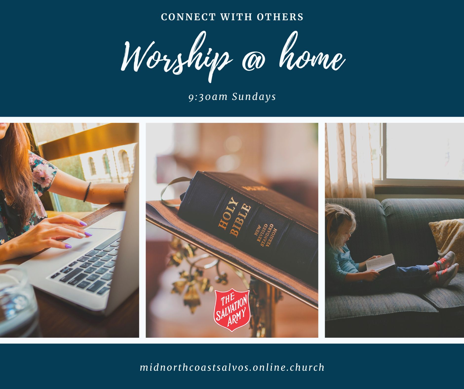 Worship with us online 9.30am Sundays Port Macquarie Salvos The