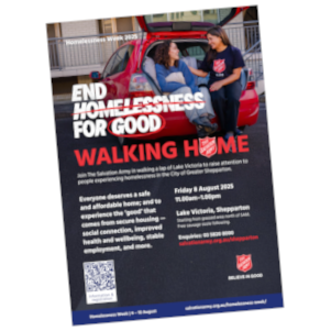 Homelessness Week Forum Poster