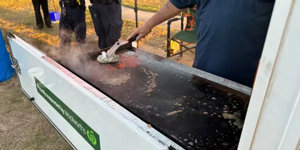 Popular sausage sizzle