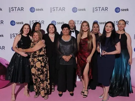 Salvos team at SEEK star event