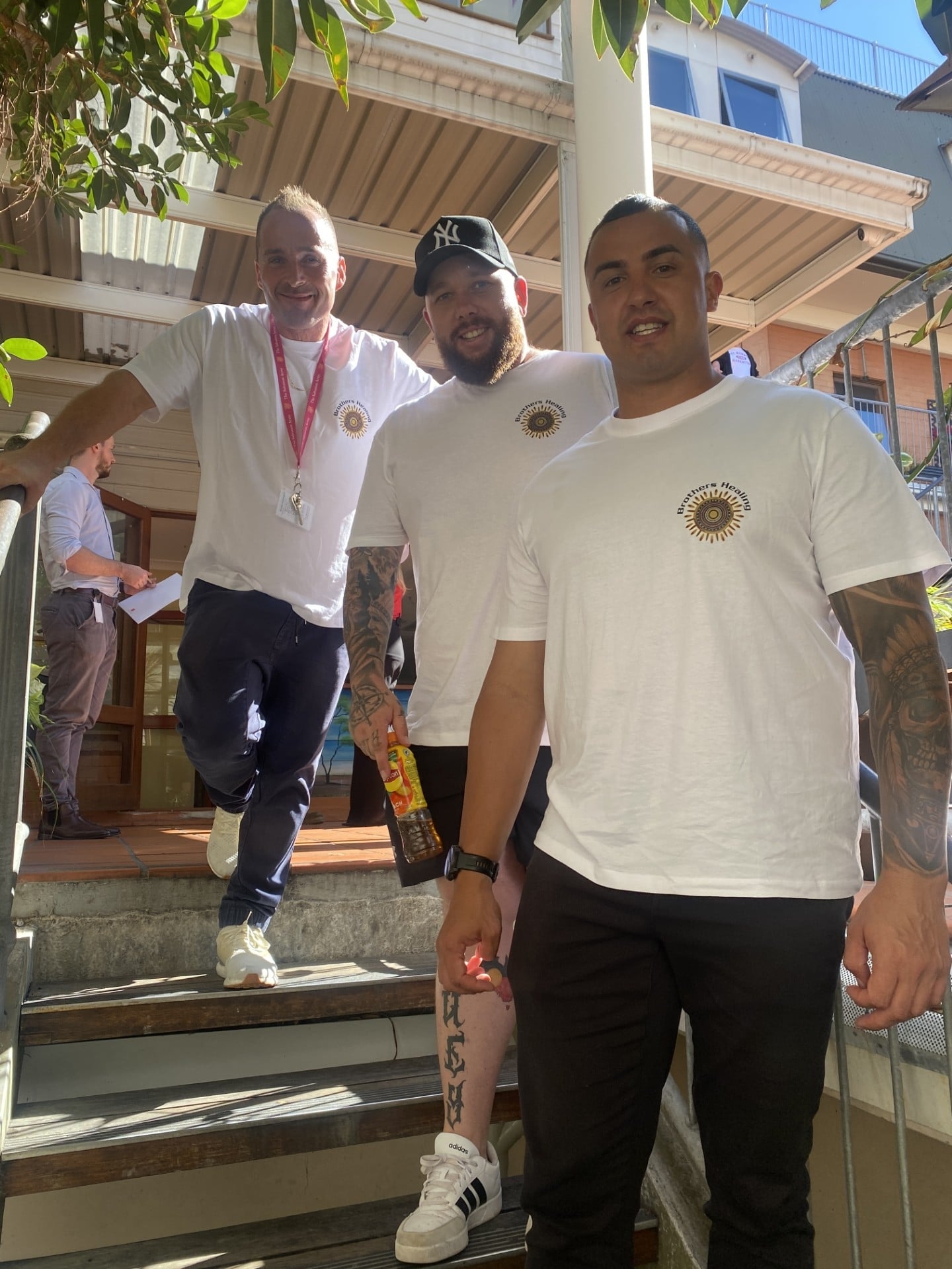 photo with three guys