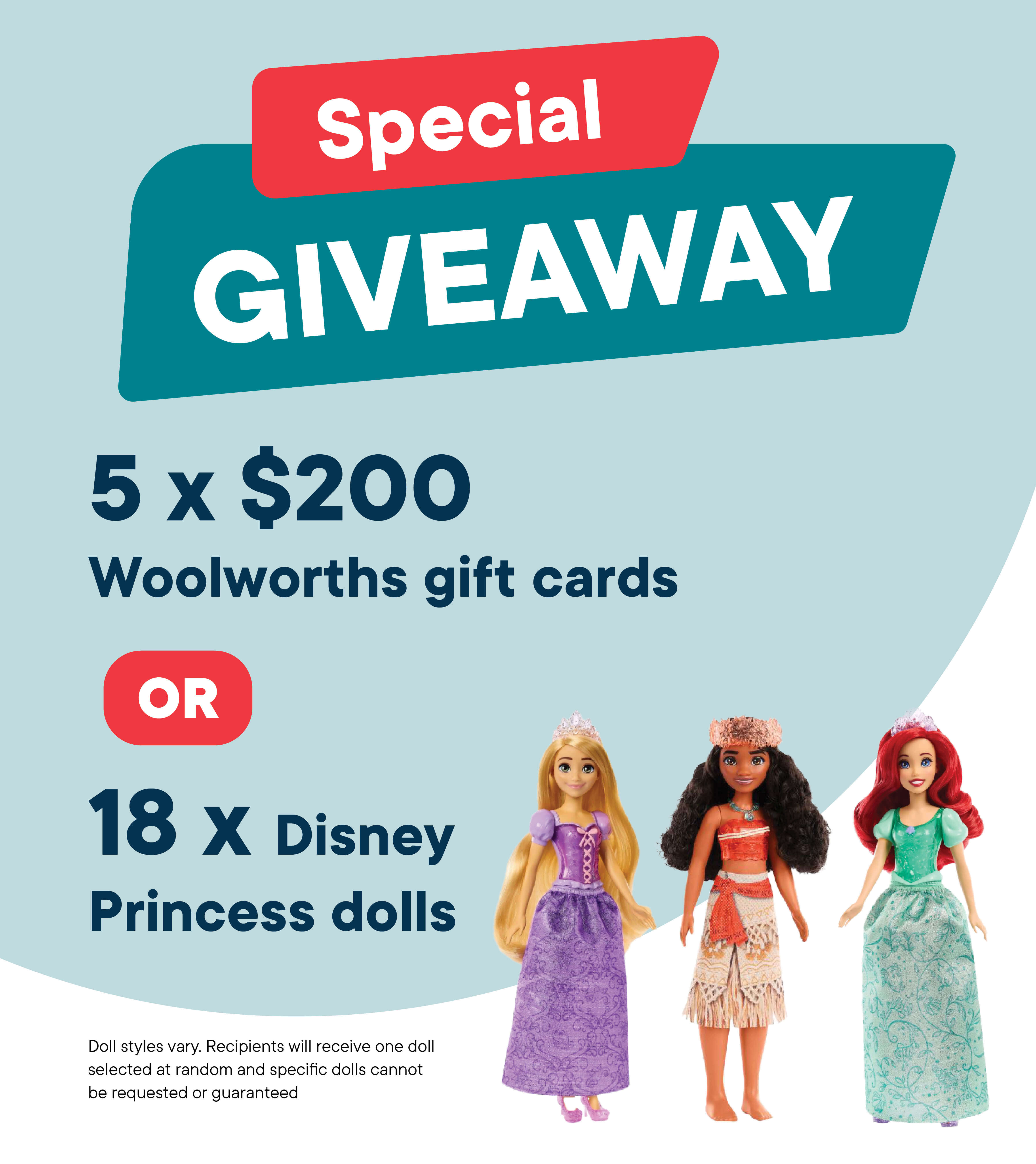 Special giveaway